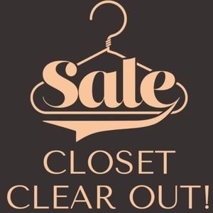 Moving sale! Everything must go!